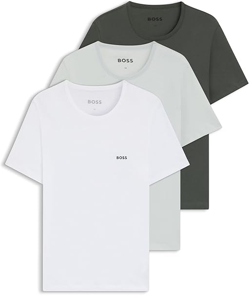 [Prime] BOSS Herren 3-Pack T-Shirts – Basic-Crew-Neck Shirts im Multipack