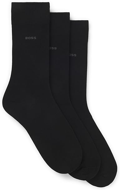 [Prime] BOSS Herren 3-Paar Regular Socks – klassische Herrensocken