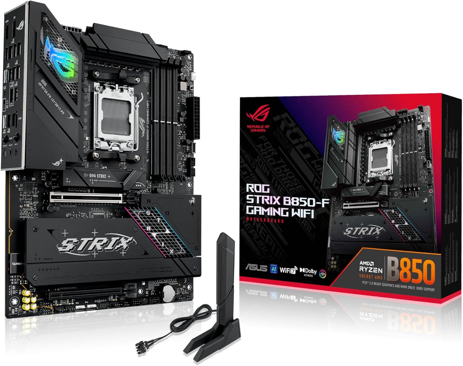 ASUS ROG Strix B850-A Gaming WiFi – AM5 Mainboard mit WiFi 7 & PCIe 5.0