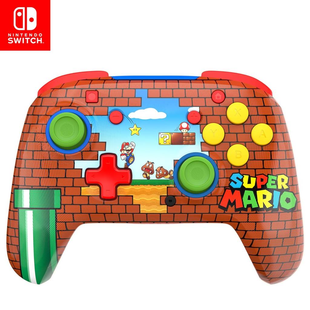 Turtle Beach Rematch Wireless Controller – Mario Bricks Reveal (Offiziell für Nintendo Switch 2 & 1)