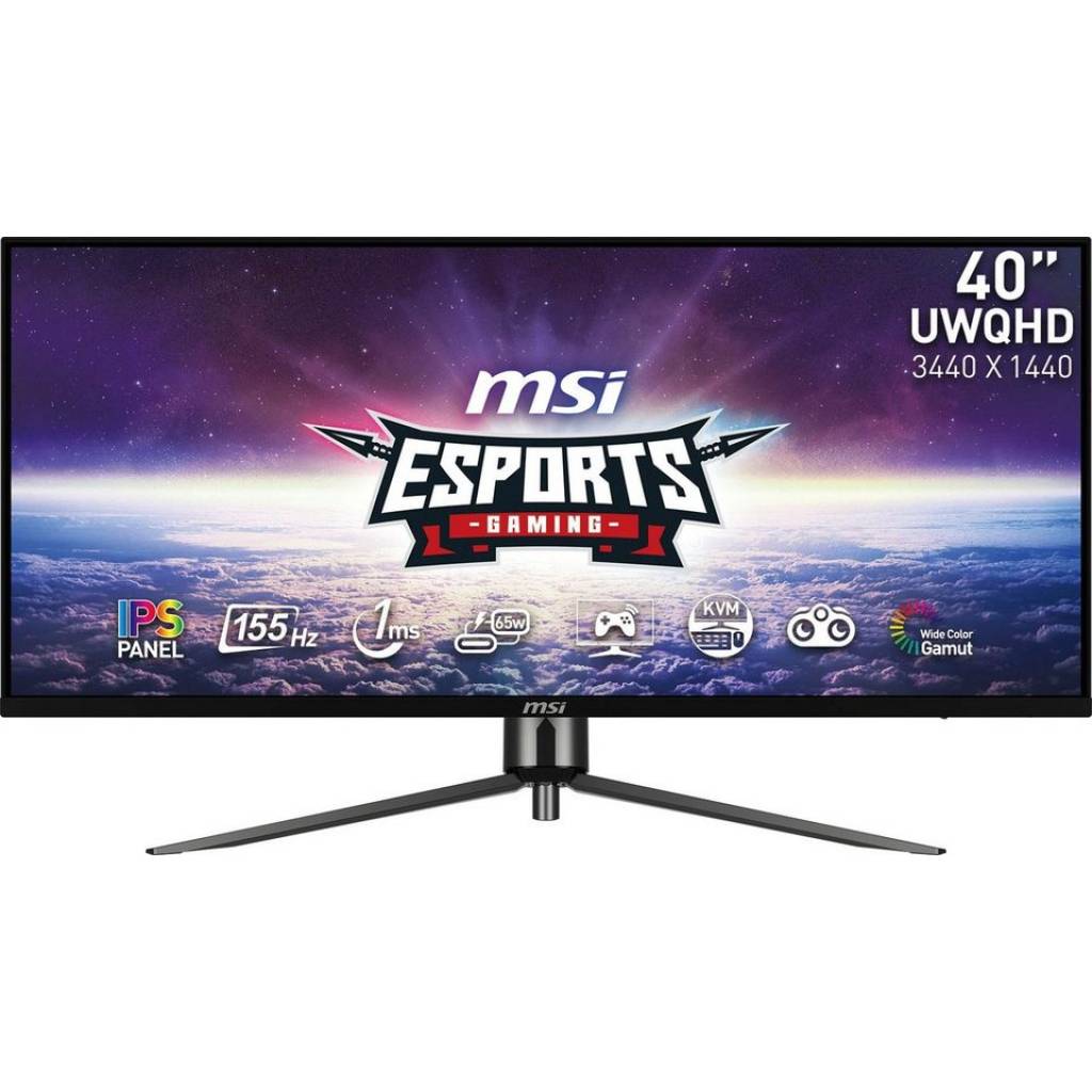 MSI MAG401QR 40" Gaming Monitor – UWQHD, 155 Hz, IPS & USB-C Ultrawide Display