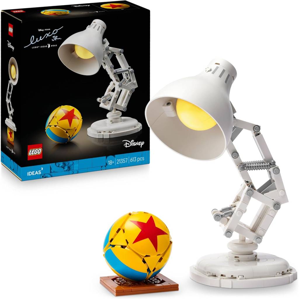 LEGO Ideas Disney Pixar Schreibtischlampe 21357 – kreatives Baumodell & Deko-Set für Erwachsene