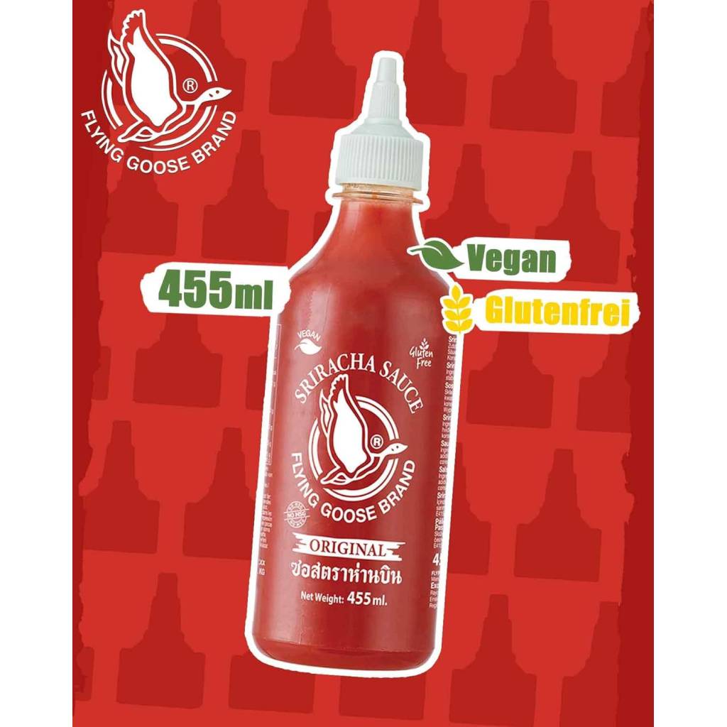 Flying Goose Sriracha Chilisauce 200 ml – Original scharfe Würzsauce aus Thailand