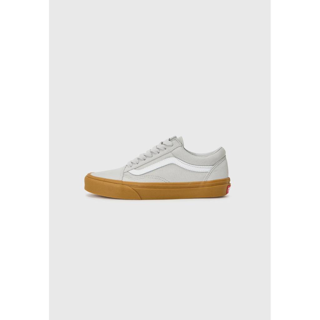 Vans Old Skool grau / gum – klassischer Sneaker mit Waffelsohle