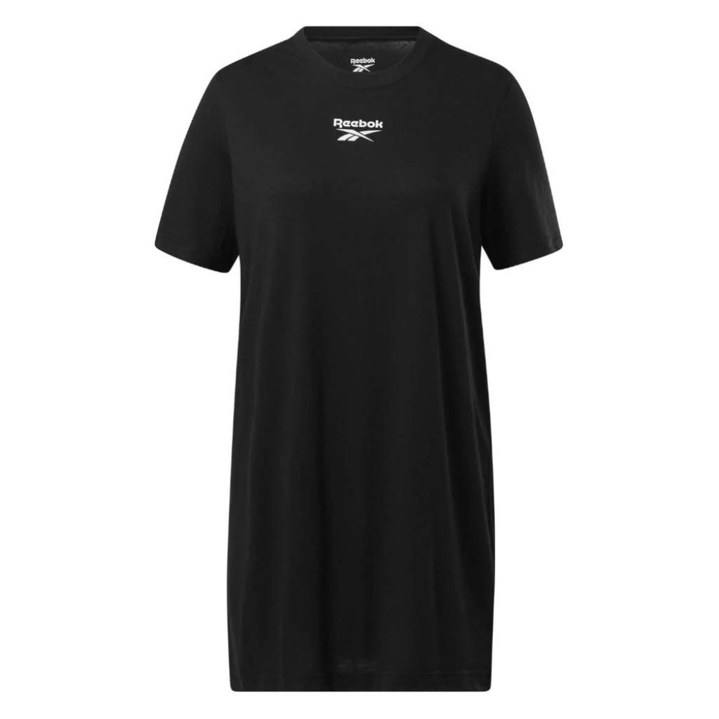 Reebok Damen T-Shirt Kleid (HA4326) – lockeres Freizeitkleid aus Baumwollmix