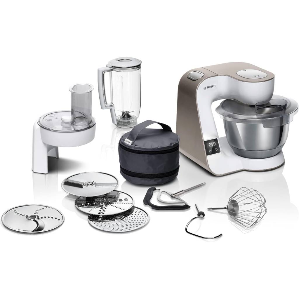 Bosch MUM5XW20 Küchenmaschine – 1000W, integrierte Waage & umfangreiches Zubehör
