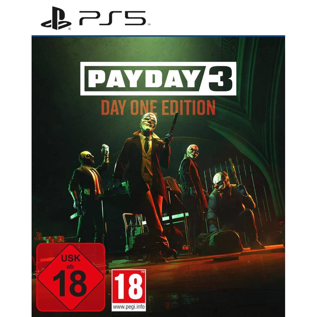 PAYDAY 3 Day One Edition (PS5) – Koop-Heist-Shooter mit DLC-Bonus