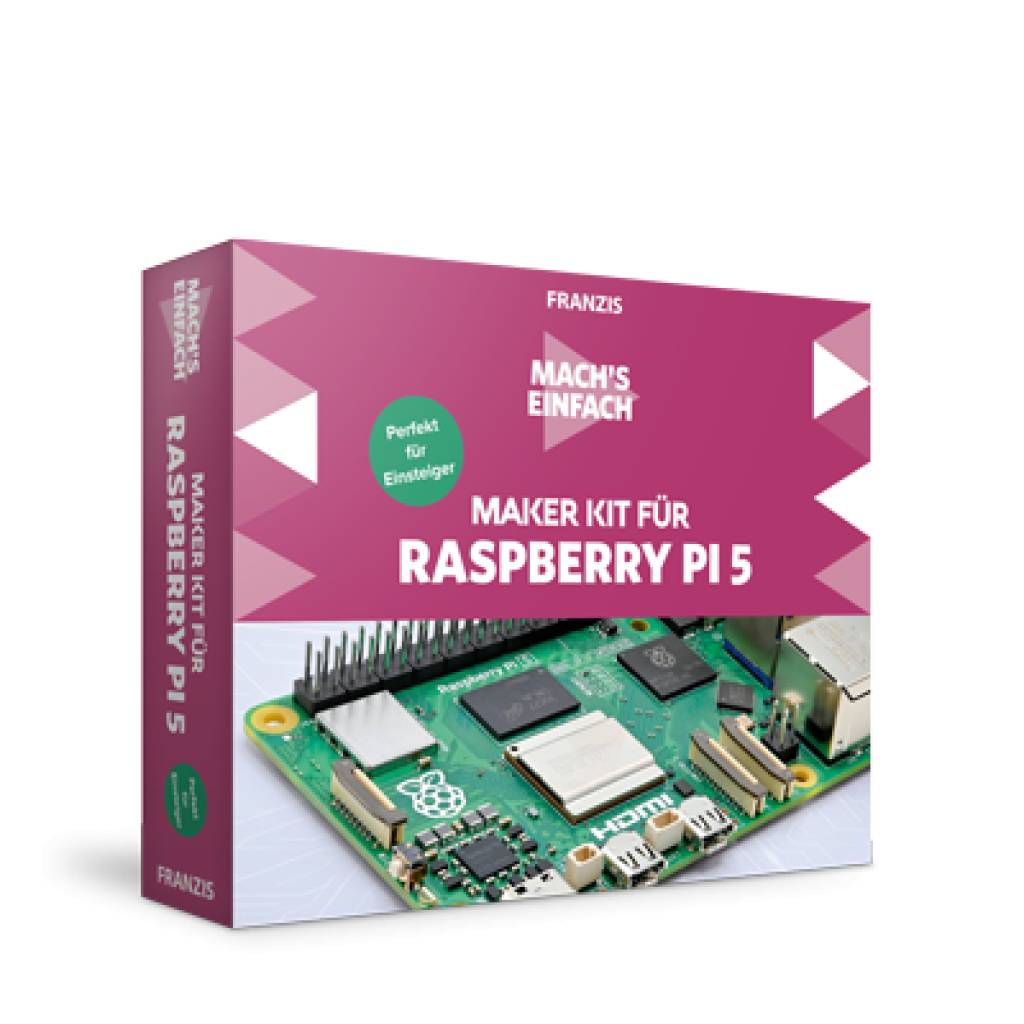 Maker Kit für Raspberry Pi 5 – „Mach’s einfach“ Bausatz für Einsteiger