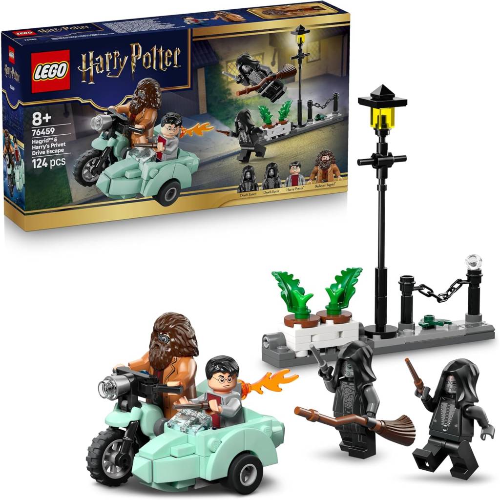 LEGO Harry Potter 76459 – Hagrids & Harrys Flucht aus dem Ligusterweg mit 4 Minifiguren