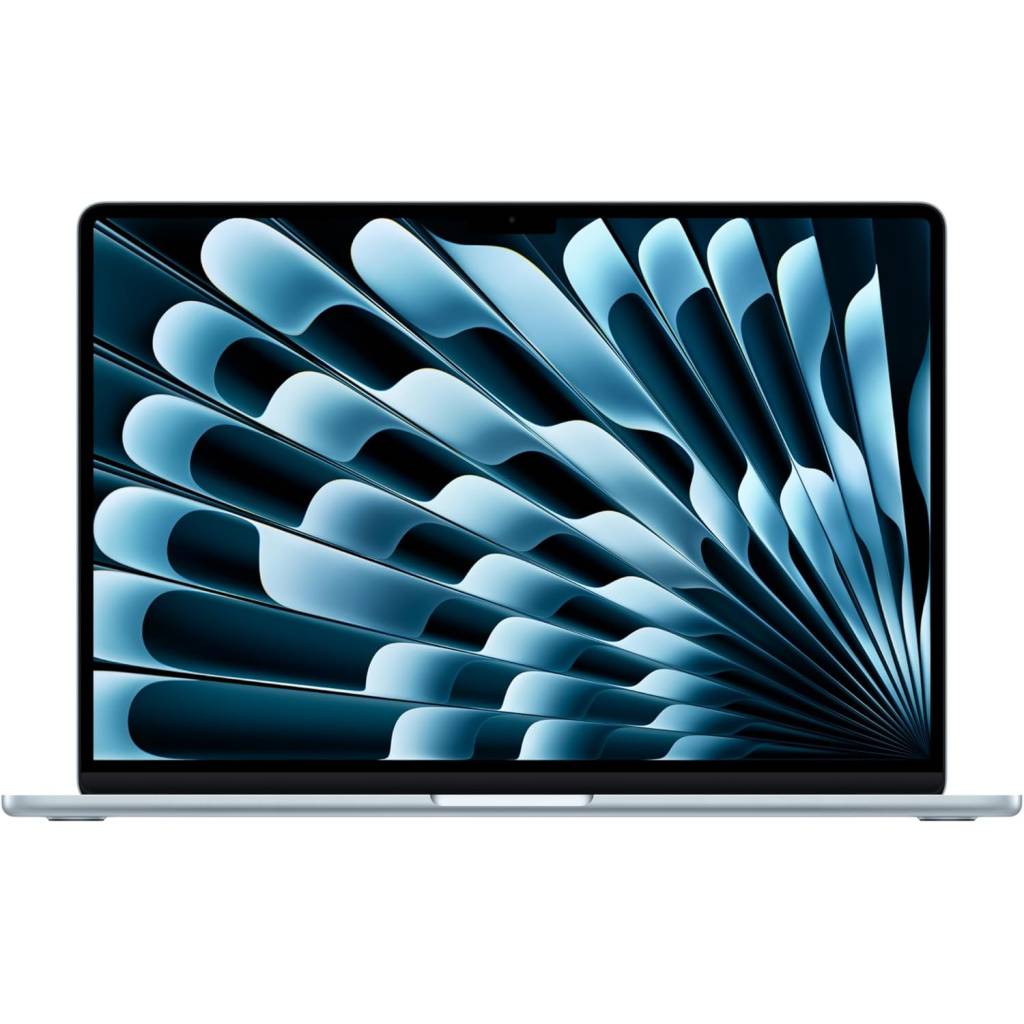 Apple MacBook Air 15″ (M4, 16 GB, 256 GB) – leistungsstarkes Notebook in Himmelblau
