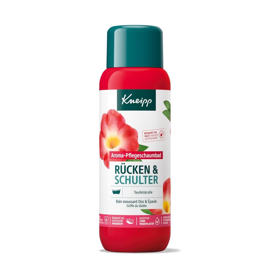 [Prime] Kneipp Aroma-Pflegeschaumbad Rücken & Schulter - Rezeptur ohne Mikroplastik - 400ml