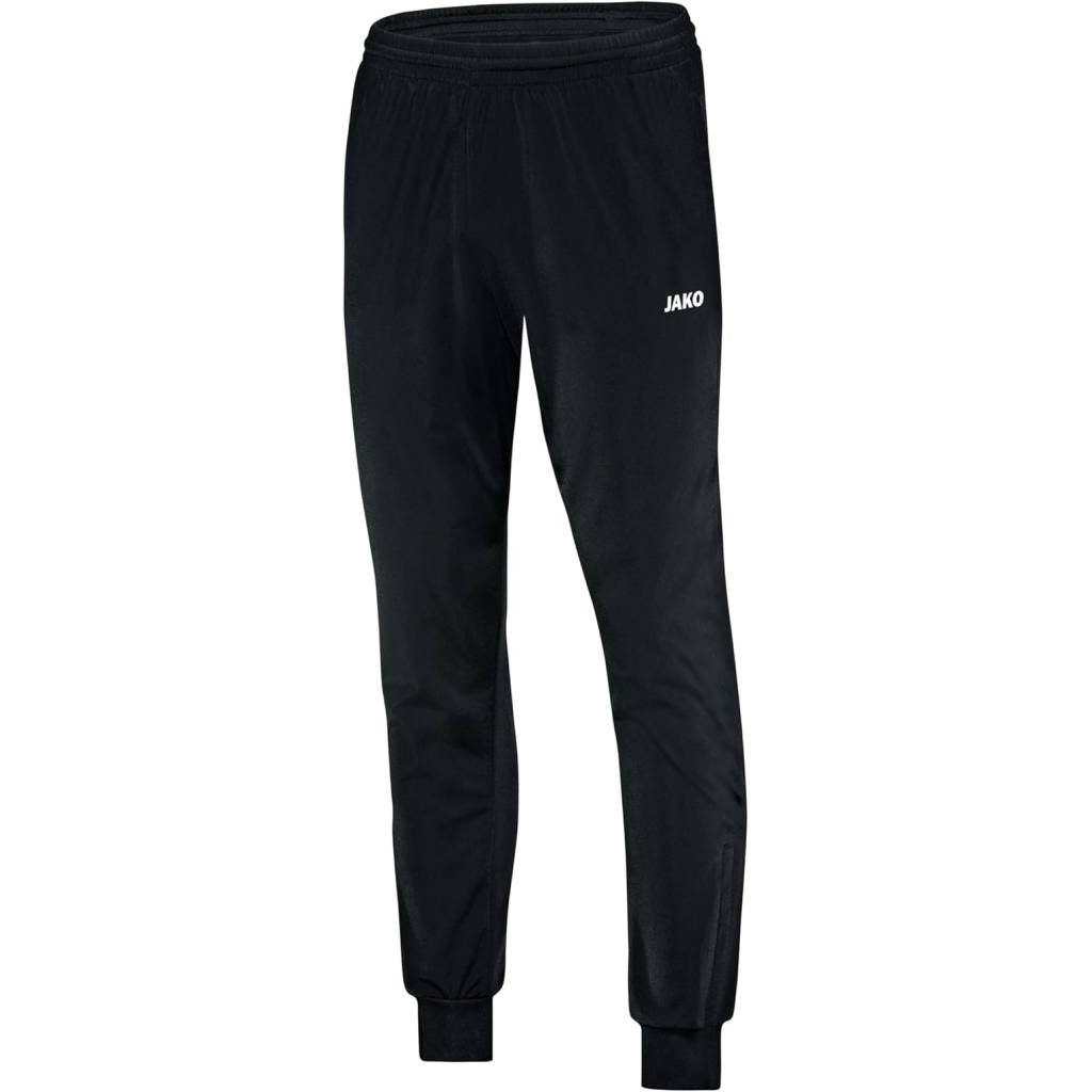 JAKO Trainingshose Classico – leichte Polyester Sporthose mit Reißverschlusstaschen