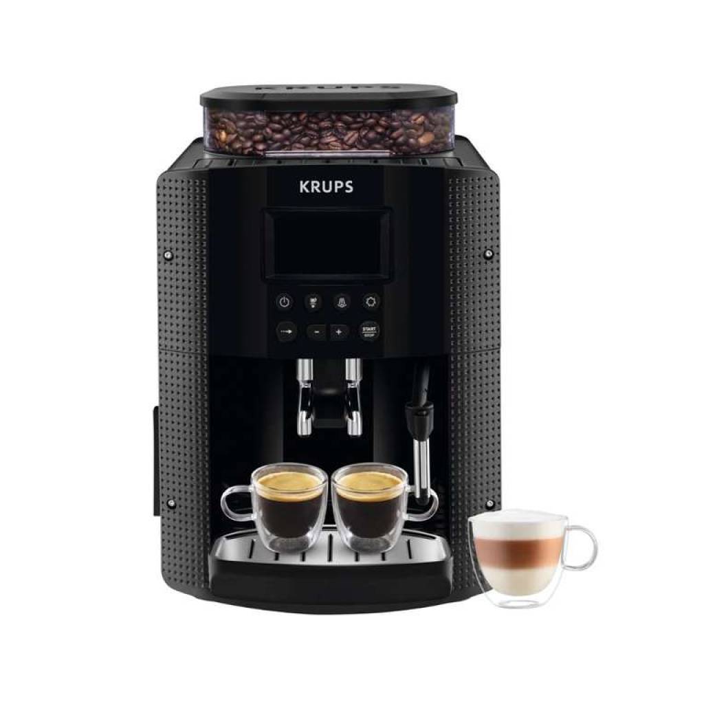 Krups Essential EA8100 Kaffeevollautomat – Metall-Brühgruppe, 15 bar, 1,8 L Wassertank