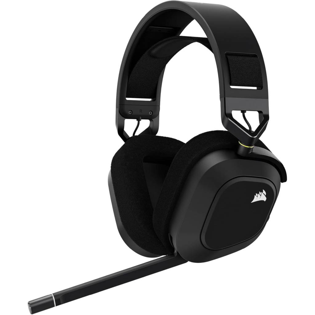 Corsair HS80 RGB Wireless Gaming-Headset – Dolby Atmos, RGB und kabelloser Sound