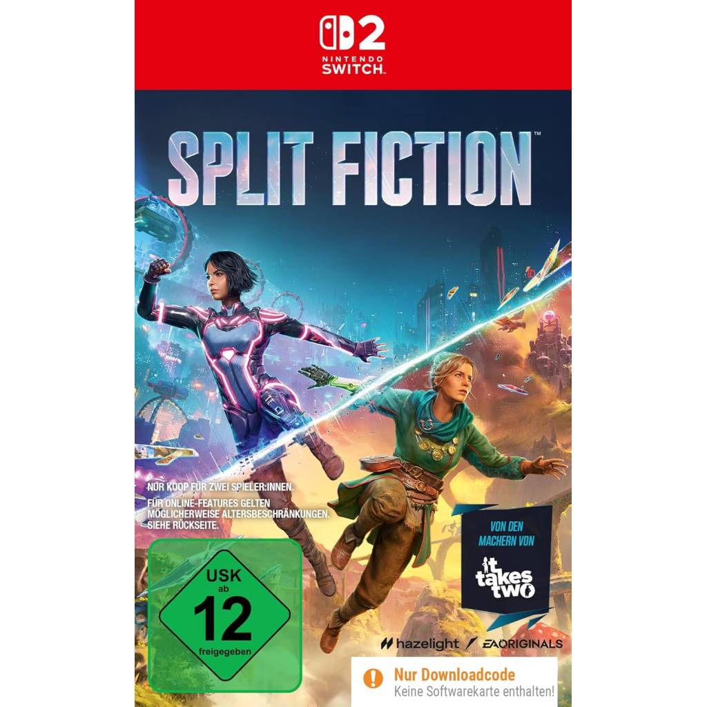 Split Fiction Switch 2 – Code in der Box Koop-Abenteuer für Nintendo Switch 2