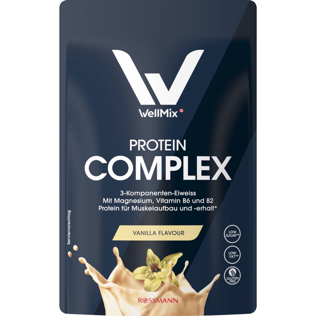 WellMix Protein Complex Vanilla Flavour – Eiweißpulver mit Mehrkomponenten-Protein