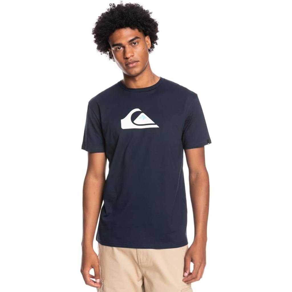 Quiksilver Comp Logo Tee – klassisches Herren T-Shirt aus 100 % Baumwolle