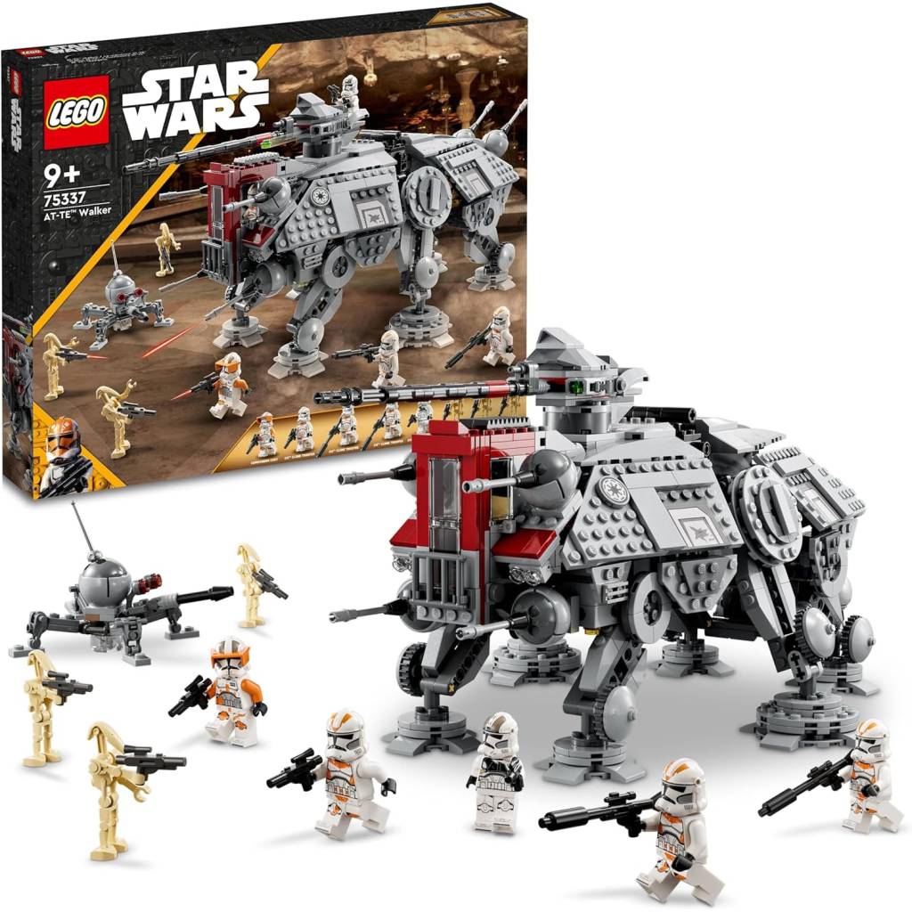 LEGO Star Wars AT-TE Walker (75337) – 1082 Teile mit Commander Cody & 212. Klontruppen