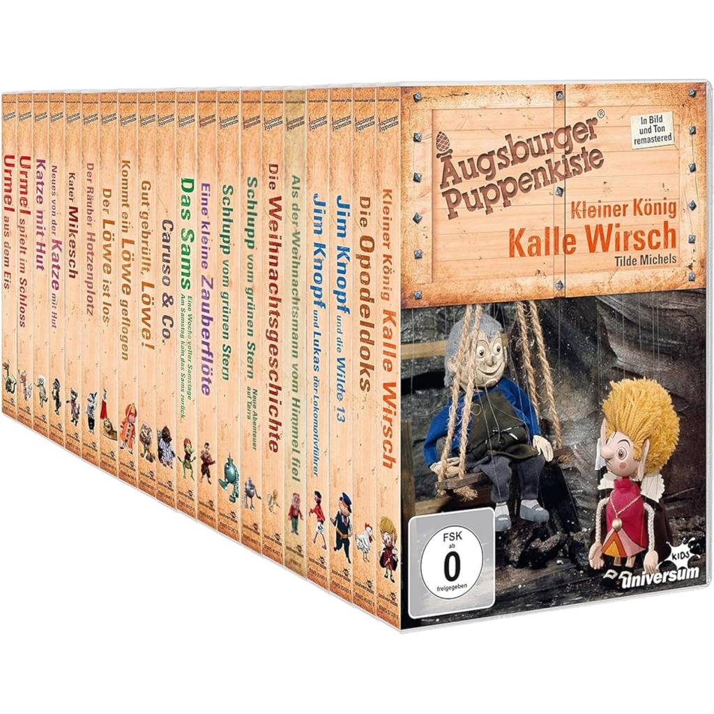 Augsburger Puppenkiste – Die ultimative Edition mit 21 Geschichten im Angebot | DVD-Box mit Klassikern