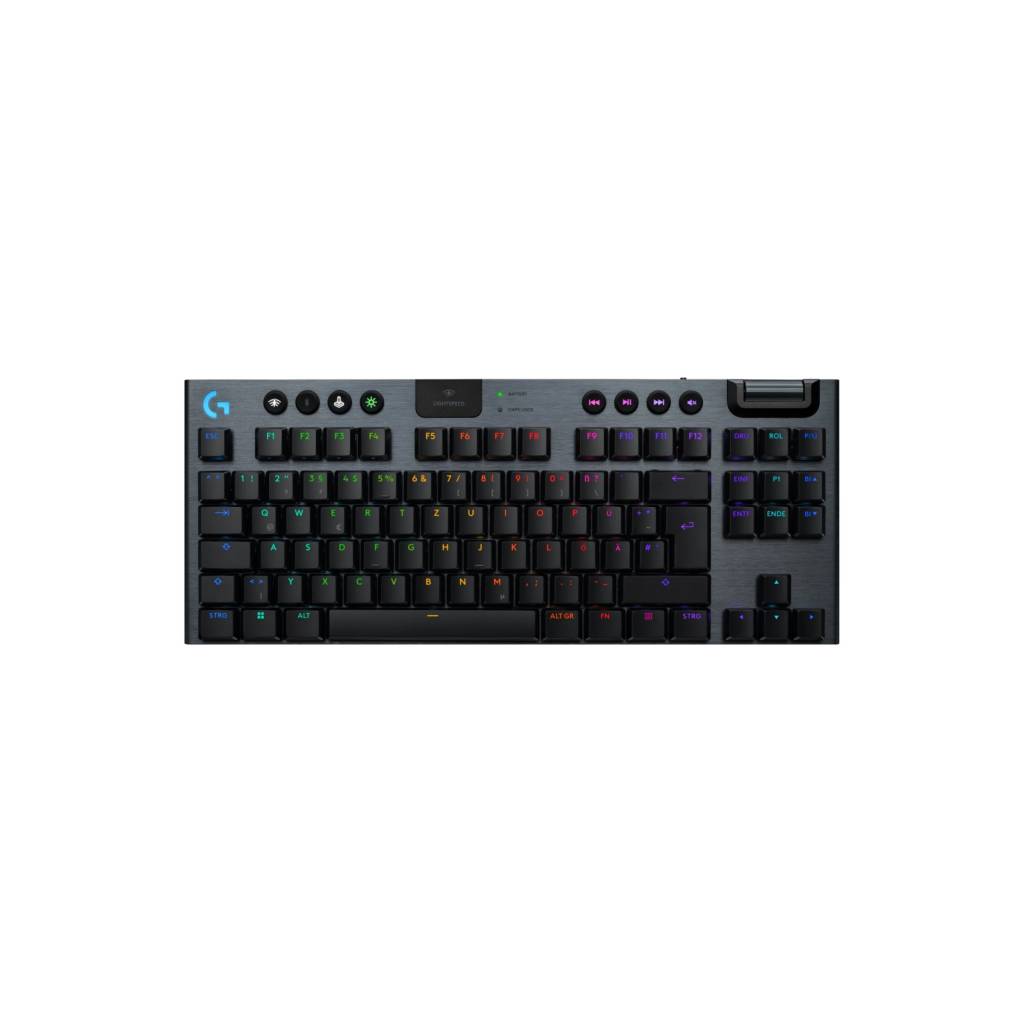 Logitech G915 X LIGHTSPEED TKL – Taktile kabellose Gaming-Tastatur (Schwarz, QWERTZ)