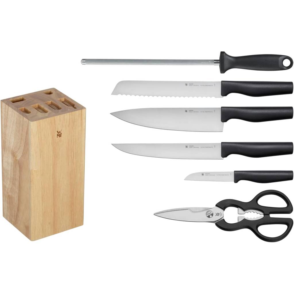 WMF Impulse 7-teiliges Messerset im Messerblock – Made in Germany