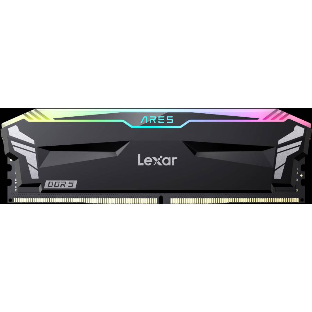 Lexar Ares RGB DDR5-RAM – 2×16 GB = 32 GB Kit, 7200 MHz, Beleuchtetes DIMM-Modul