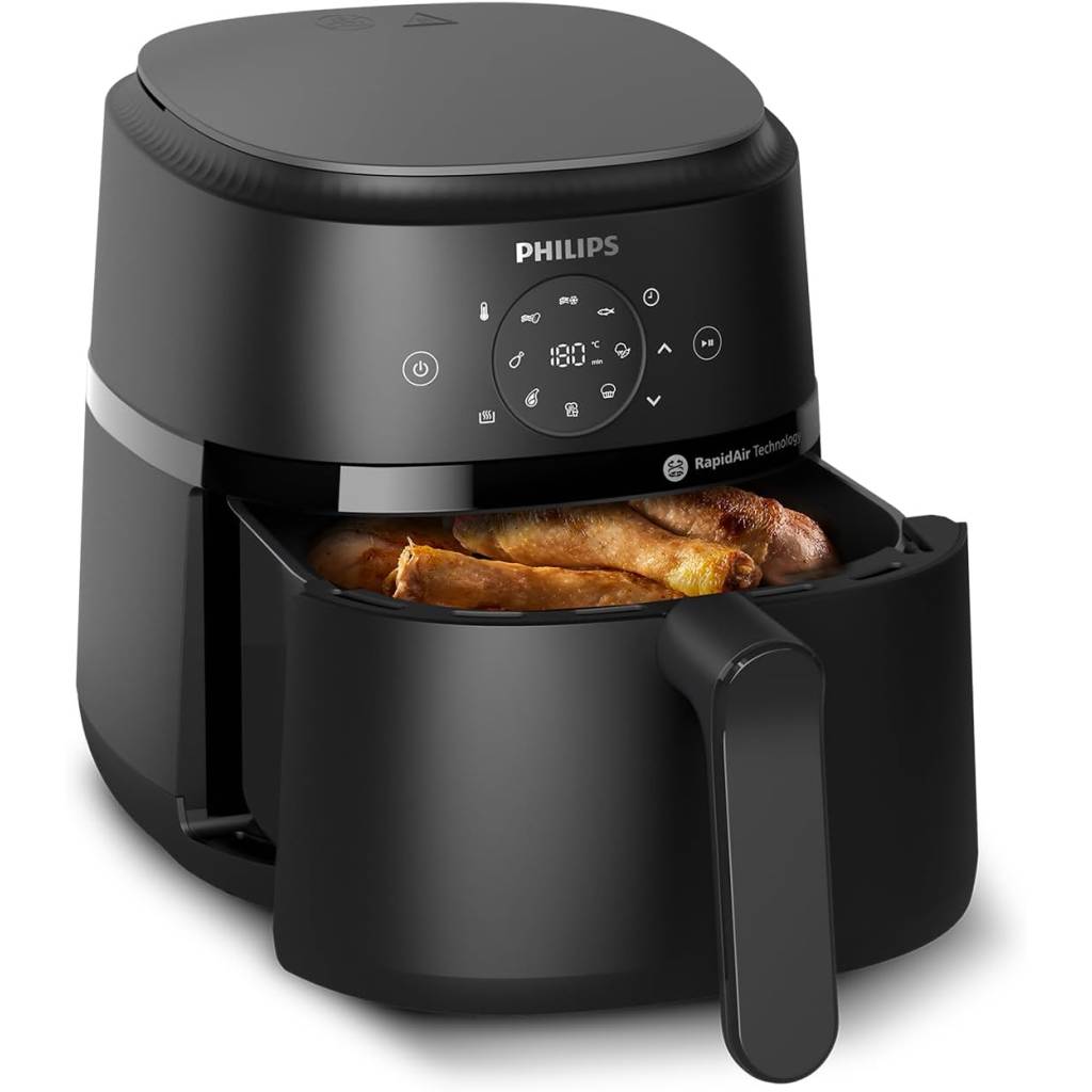 Philips Airfryer 2000 Series – 4,2 L Kompakt, 13-in-1 Kochfunktionen, Gesundes Kochen, Kompakter Airfryer für einfache Zubereitung, RapidAir Technologie