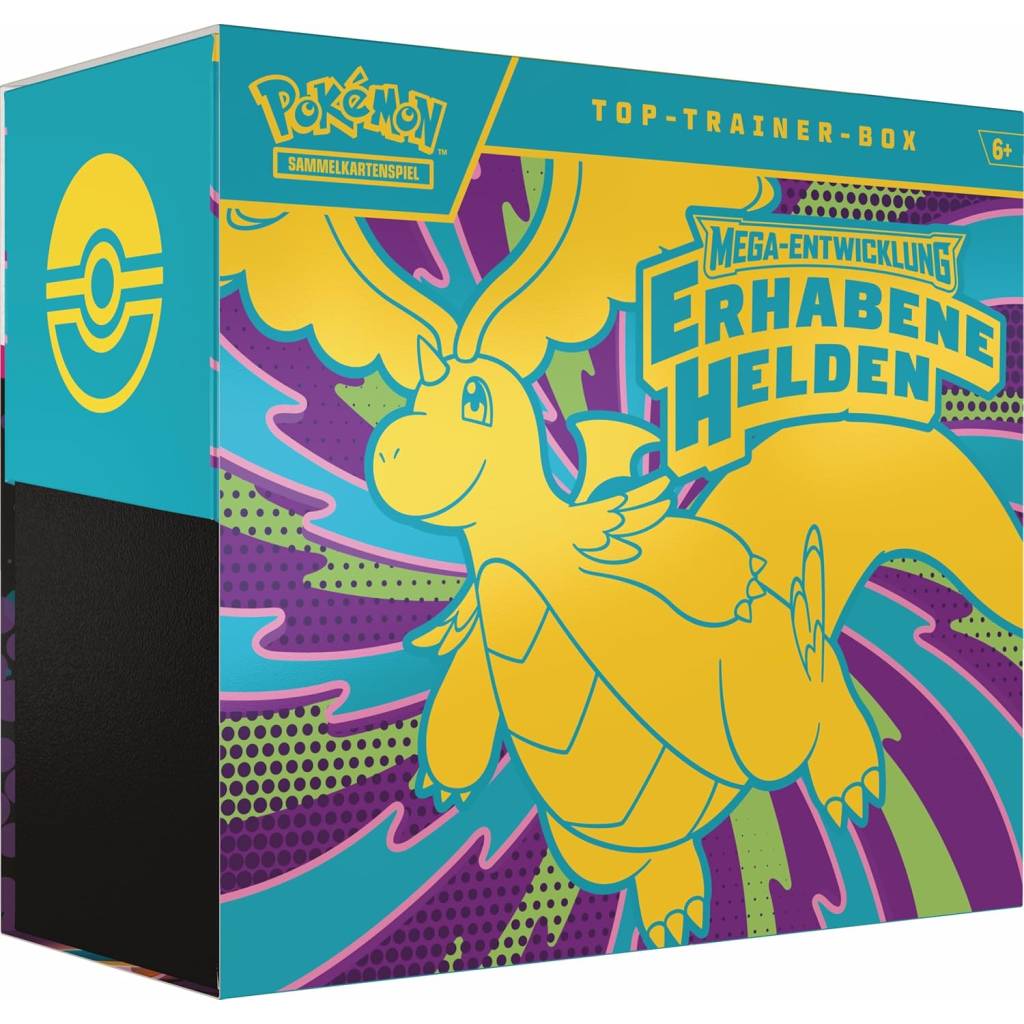 Pokémon Sammelkartenspiel – Top-Trainer-Box „Mega-Entwicklung: Erhabene Helden“ (Vorbestellung, Release 20.02.2026)