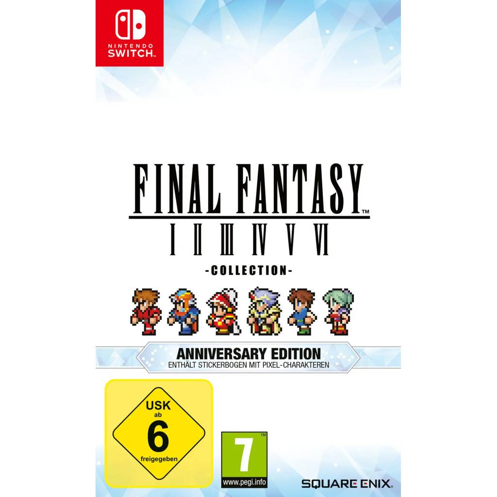 Final Fantasy I–VI Collection Anniversary Edition (Nintendo Switch) – 6 Klassiker im Pixel Remaster (lokal abholbar)