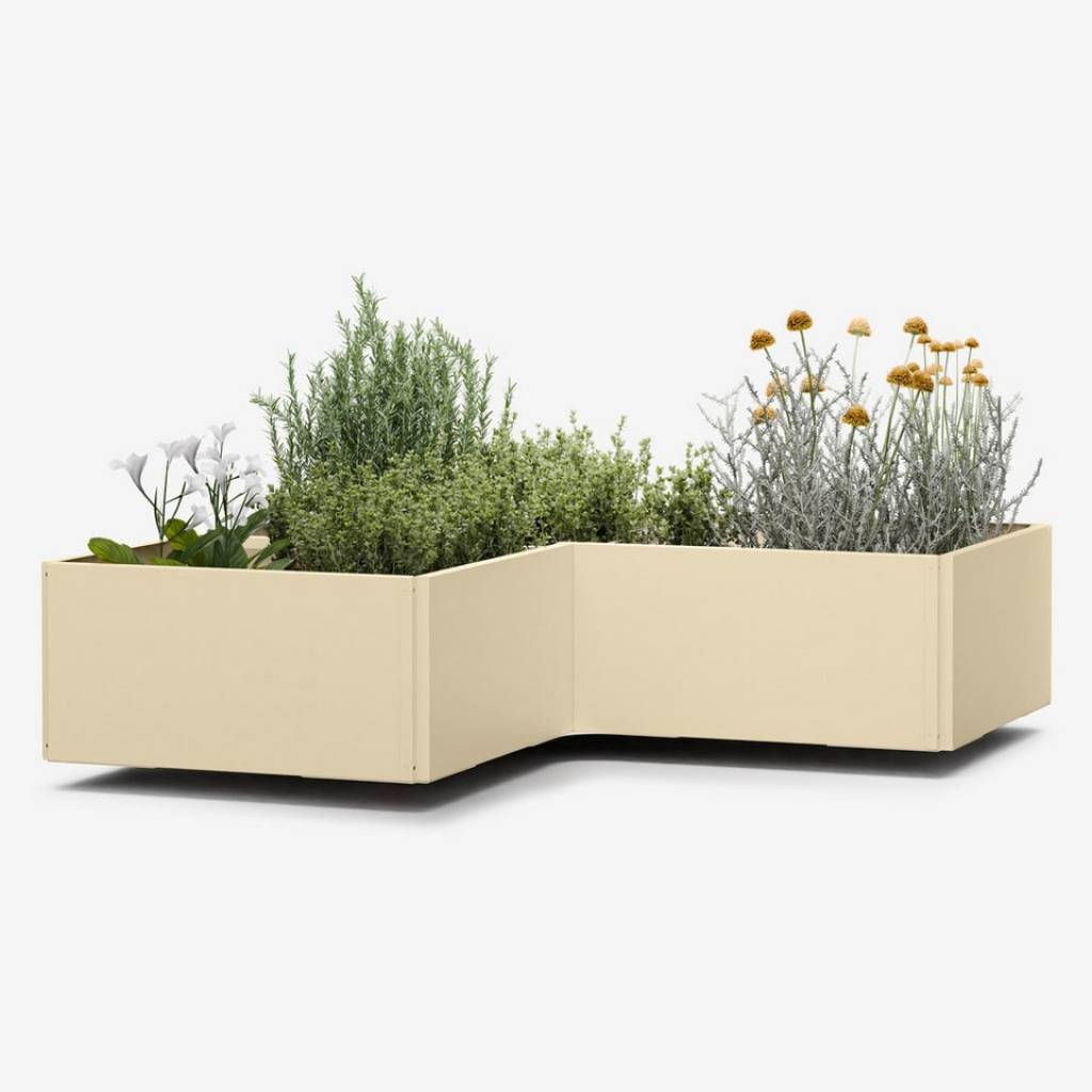 Blumfeldt Versagrow Hochbeet aus Metall  – modulares Gartenbeet für Balkon und Garten