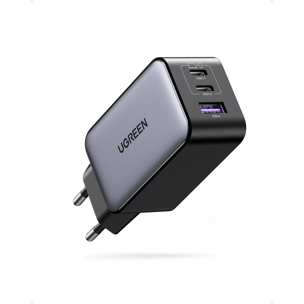 UGREEN Nexode 65W USB-C Ladegerät im Angebot – GaN Netzteil mit 3 Ports für MacBook, iPhone und Galaxy