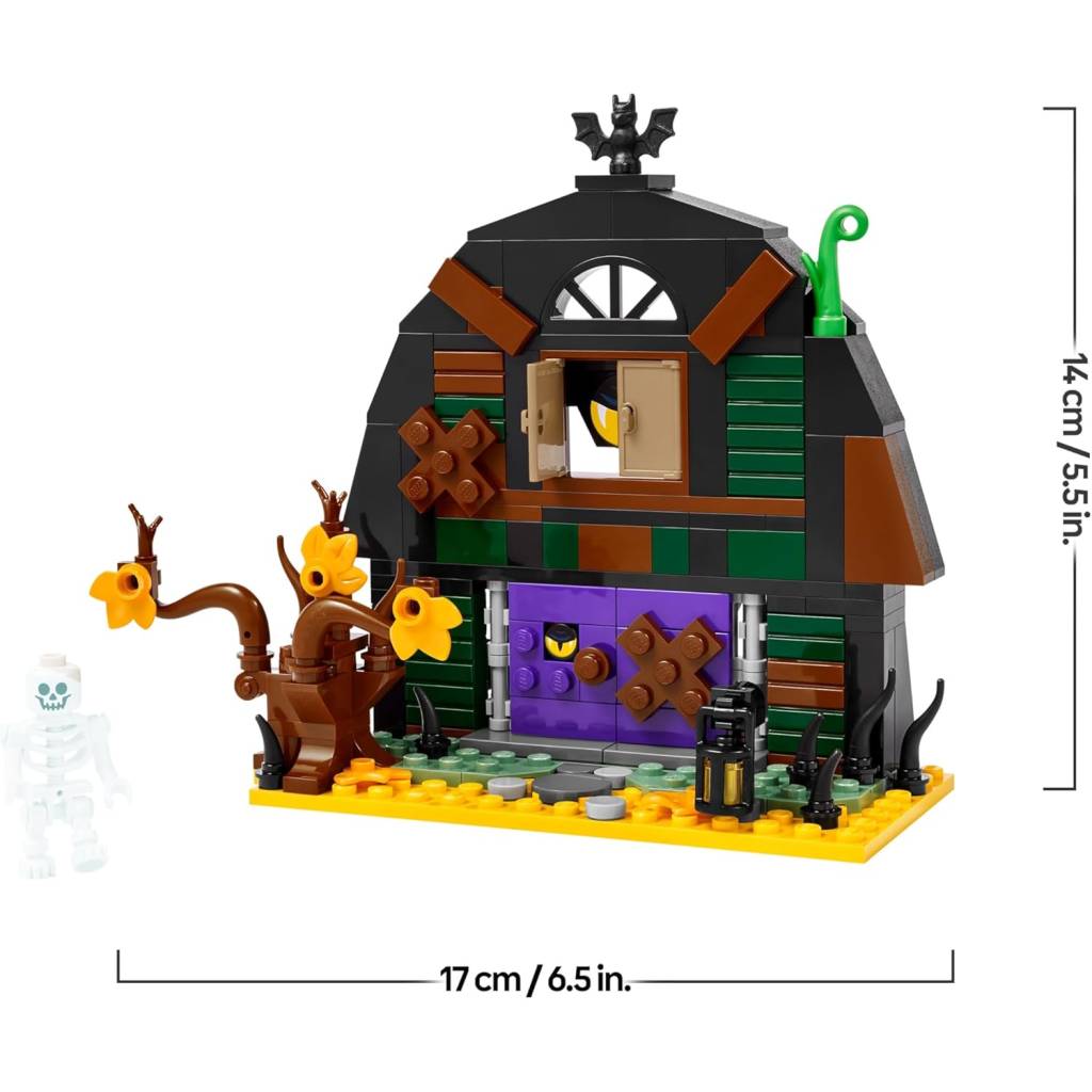[Prime] LEGO Halloween Scheune (40721) – Halloween-Bauset mit Skelett-Minifigur & Zubehör