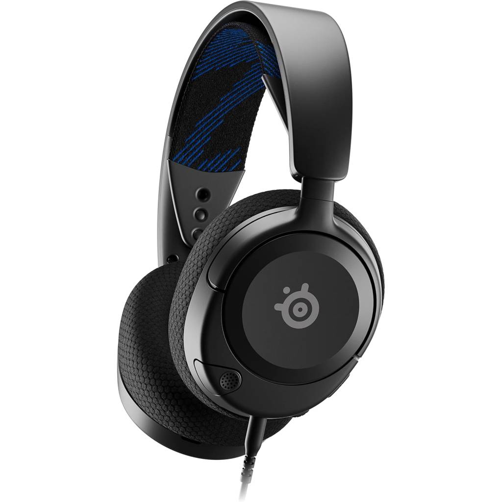 SteelSeries Arctis Nova 1P Gaming-Headset im Angebot | Weiß / Schwarz – 360° Surround-Sound für PS5, PS4, PC und Xbox