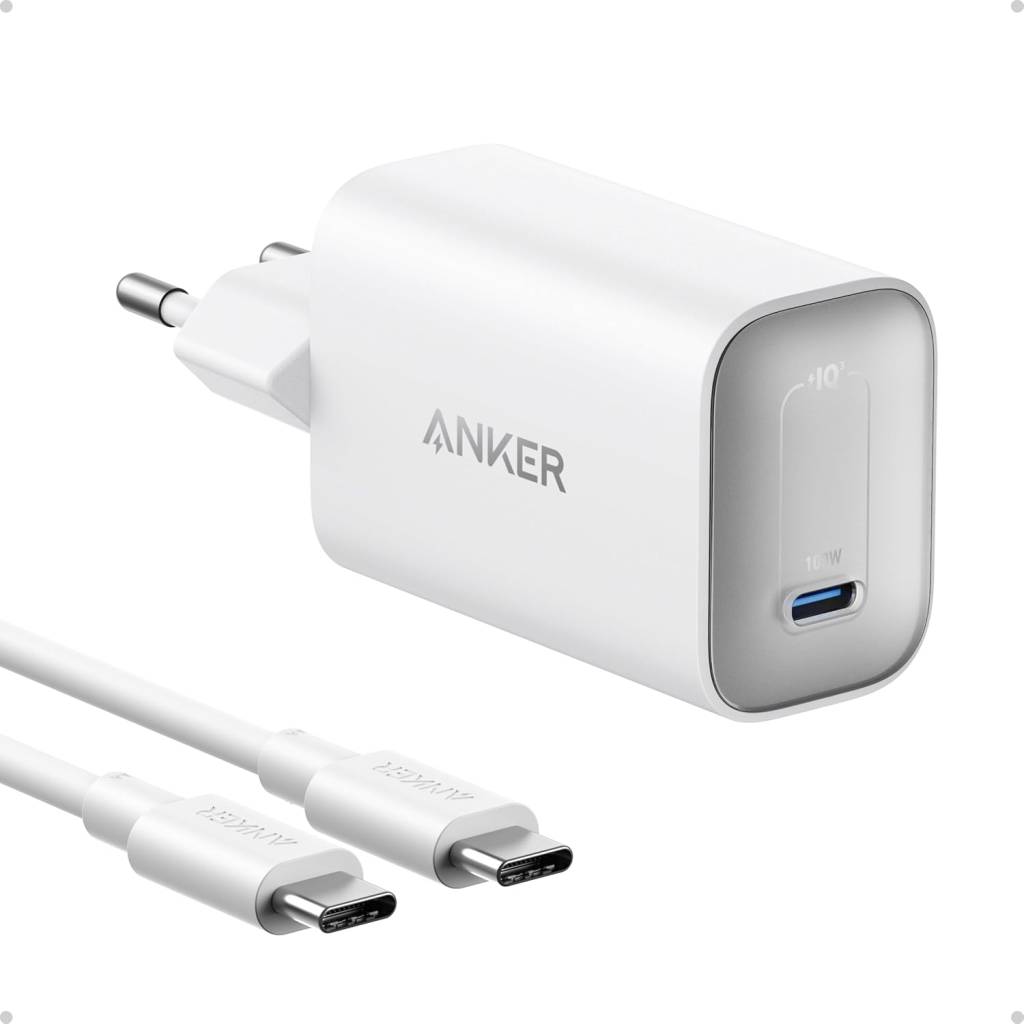 Anker Nano 100 W USB-C Ladegerät – inkl. 1,8 m USB-C-Kabel, für MacBook, iPhone & mehr