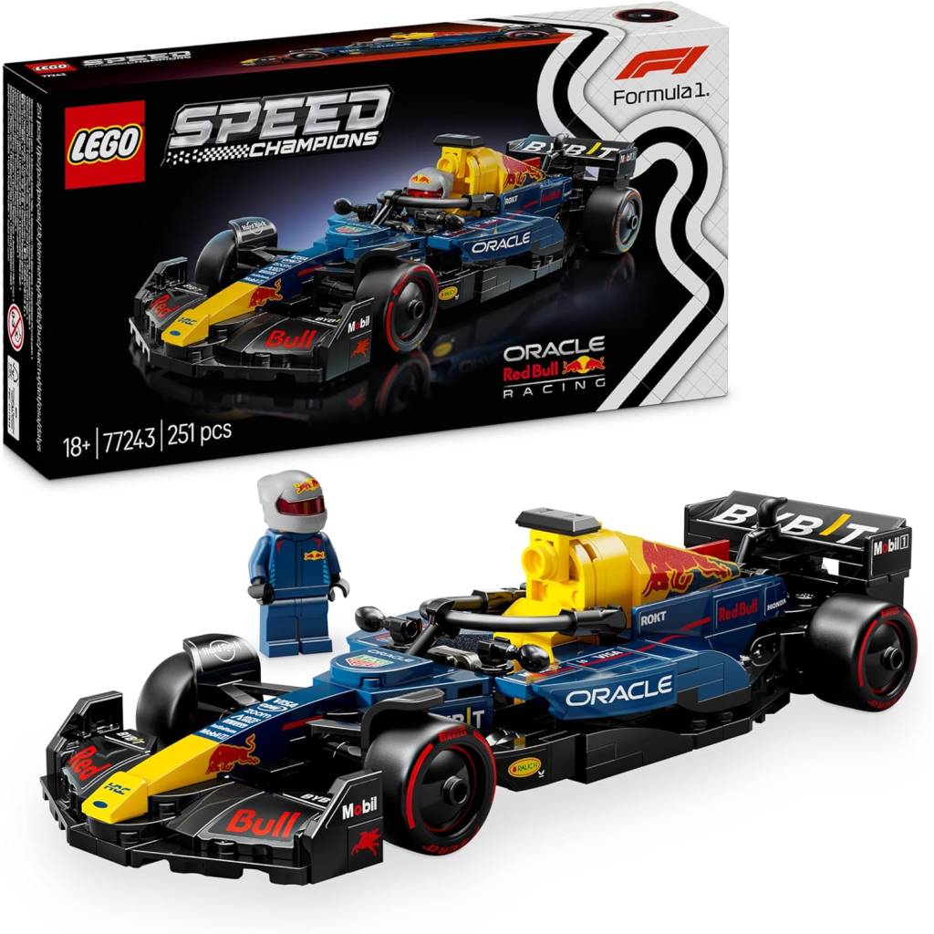 LEGO Speed Champions Red Bull RB20 F1 (77243) – 251 Teile Modell mit Minifigur für Motorsport-Fans