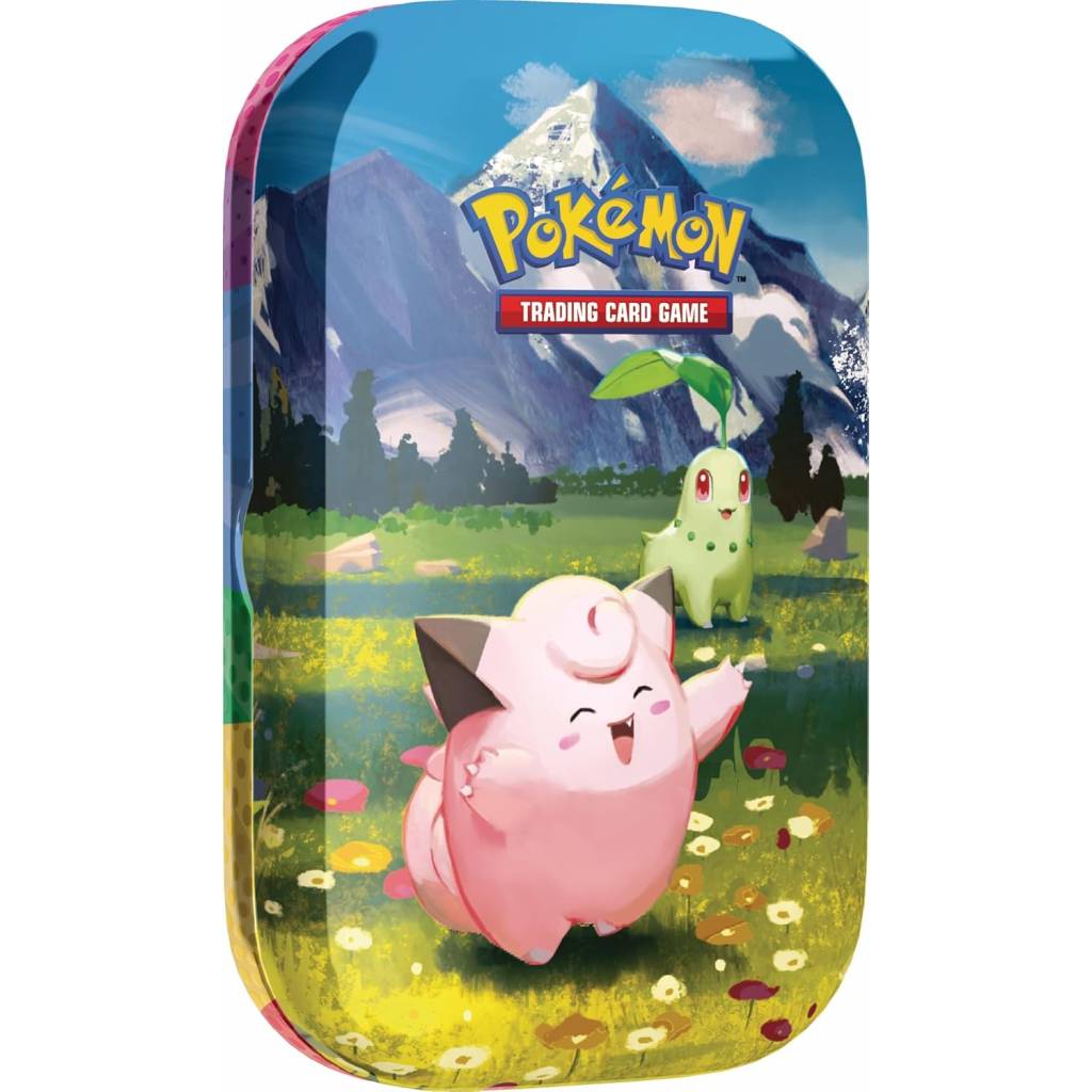 Pokémon Sammelkartenspiel Mini-Tin-Box „Mega-Entwicklung: Erhabene Helden“ – Piepi & Endivie (Vorbestellung, Release 20.02.2026)