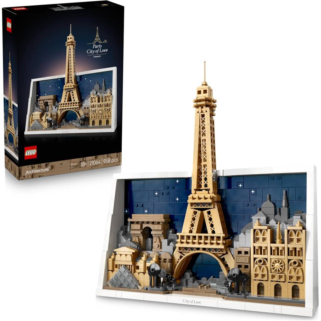 LEGO Architecture Paris – Stadt der Liebe 3D Puzzle & Bastelset (21064)