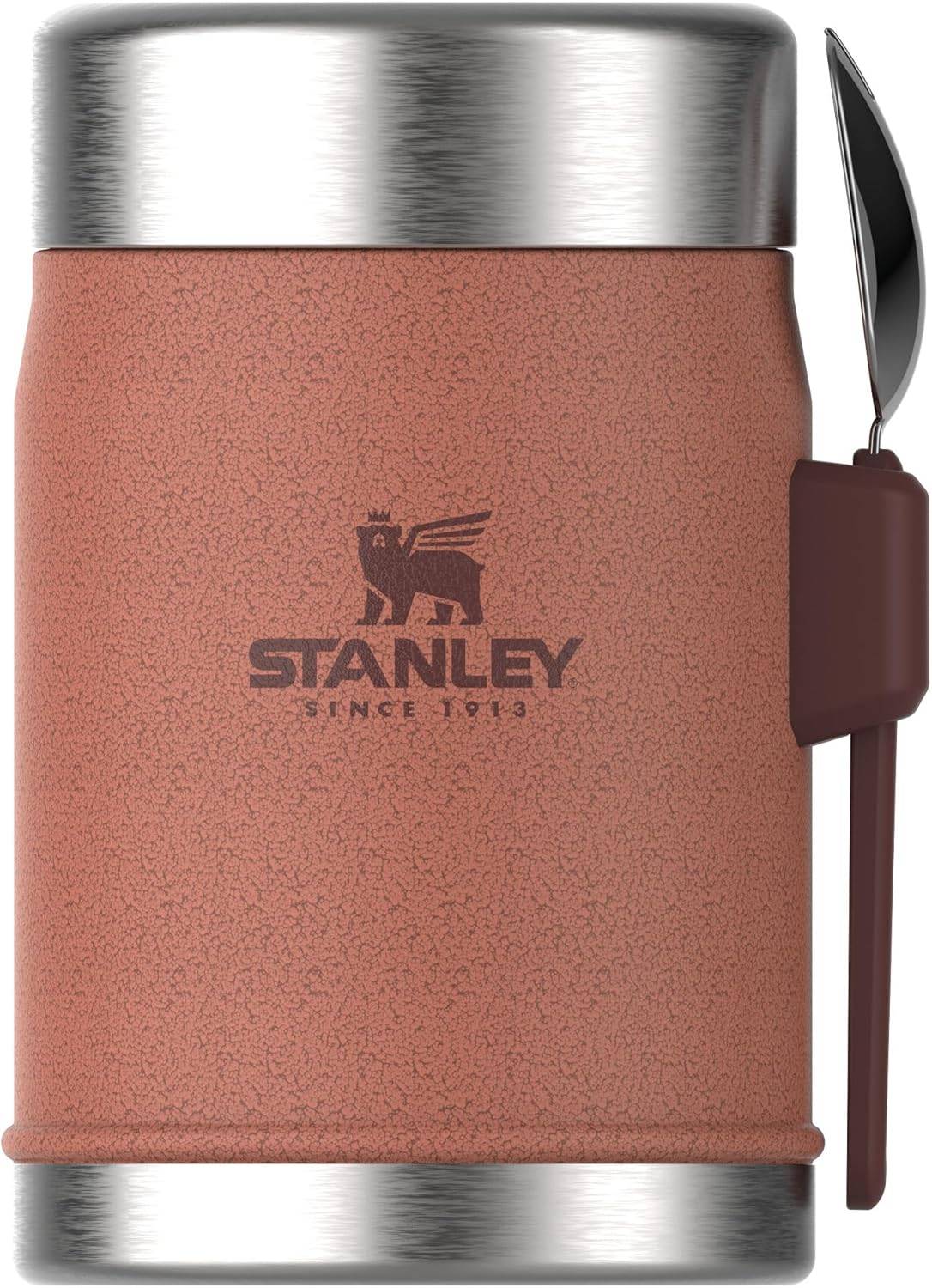 STANLEY Classic Legendary Thermobehälter für Essen 400 ml – Warmhaltebehälter mit Göffel (Hält 7 h heiß/kalt)