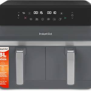 Instant Pot Vortex Dual 8 L Heißluftfritteuse – 2 Körbe, 8-in-1 Airfryer für Familien