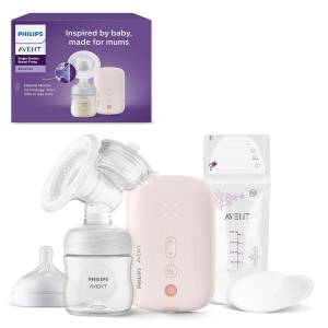 Philips AVENT elektrische Milchpumpe SCF395/31 – Natural Motion Technologie & sanftes Abpumpen