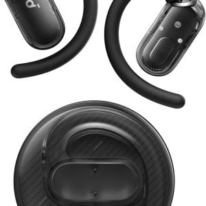 soundcore V40i Open-Ear Kopfhörer – kabellose Earbuds mit 21h Akku, IP55 & transparentem Case