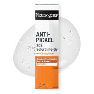 Neutrogena Anti-Pickel SOS Soforthilfe-Gel – Anti-Pickel Gel mit 0,5 % Salicylsäure