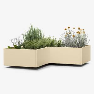 Blumfeldt Versagrow Hochbeet aus Metall  – modulares Gartenbeet für Balkon und Garten
