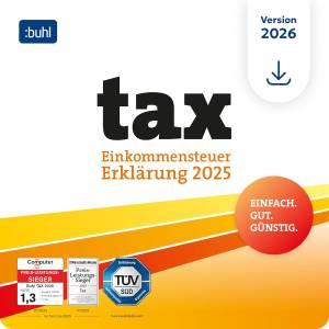 tax 2026 (Steuerjahr 2025) – Steuersoftware als digitaler Download