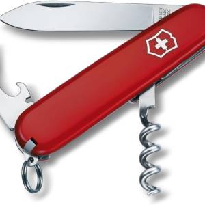 Victorinox Waiter Schweizer Taschenmesser – 9 Funktionen Multitool mit Korkenzieher