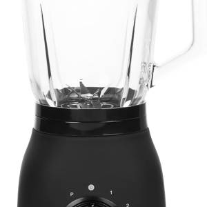 [Prime] Princess Standmixer Black Steel – 1000 W, 1,5 L Glasbehälter, 6-Klingen