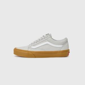 Vans Old Skool grau / gum – klassischer Sneaker mit Waffelsohle