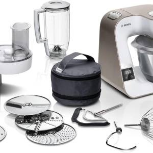Bosch MUM5XW20 Küchenmaschine – 1000W, integrierte Waage & umfangreiches Zubehör