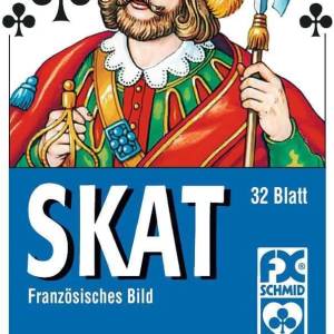 Ravensburger Skat Kartenspiel (27003) – Französisches Bild, 32 Karten in Klarsicht-Box