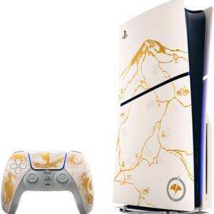 Sony PlayStation 5 Slim Ghost of Yotei Gold Limited Edition – 1TB Disc Edition (B-Ware)